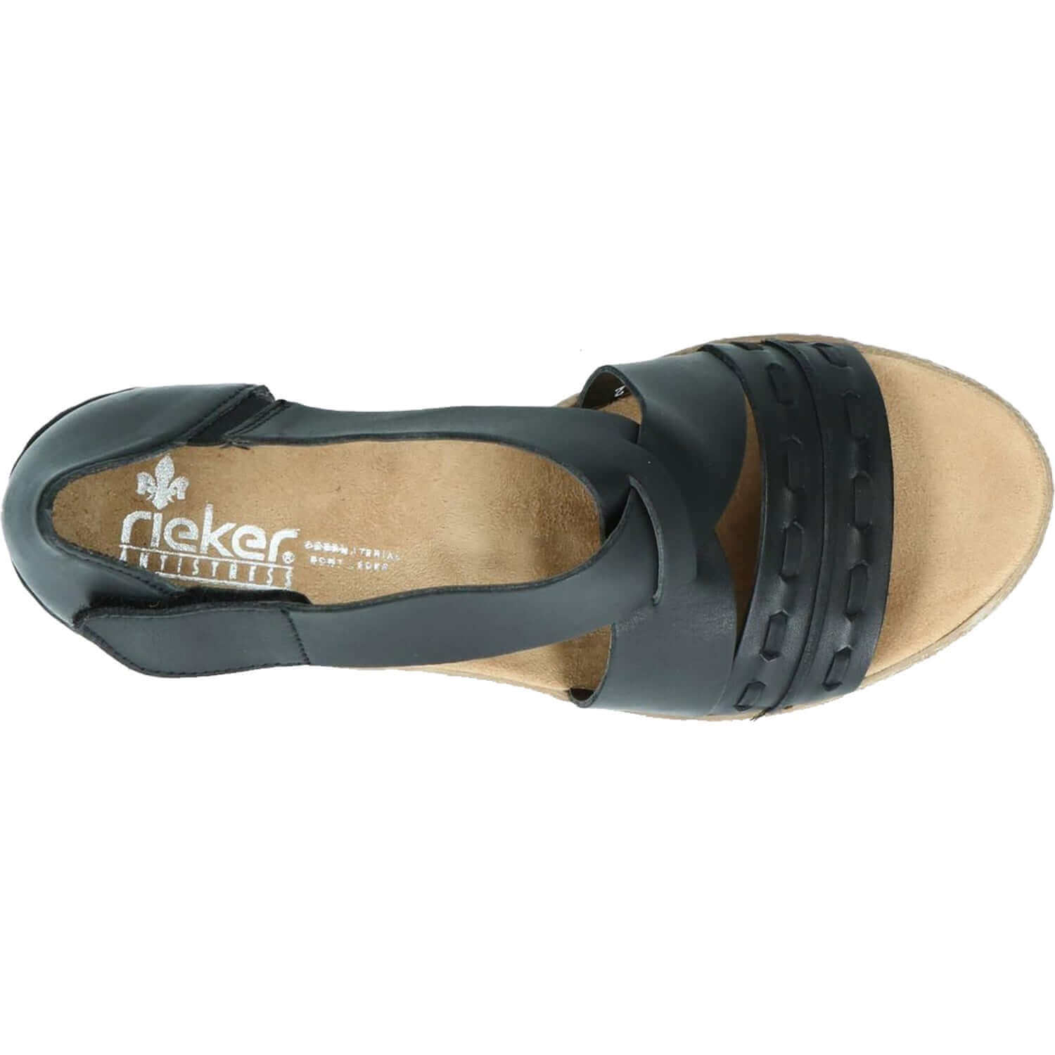 Women's Rieker 62469-01 Fanni 69 Black Leather