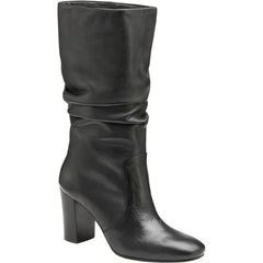 Women's Johnston & Murphy Charlotte Slouch Black Calfskin Leather