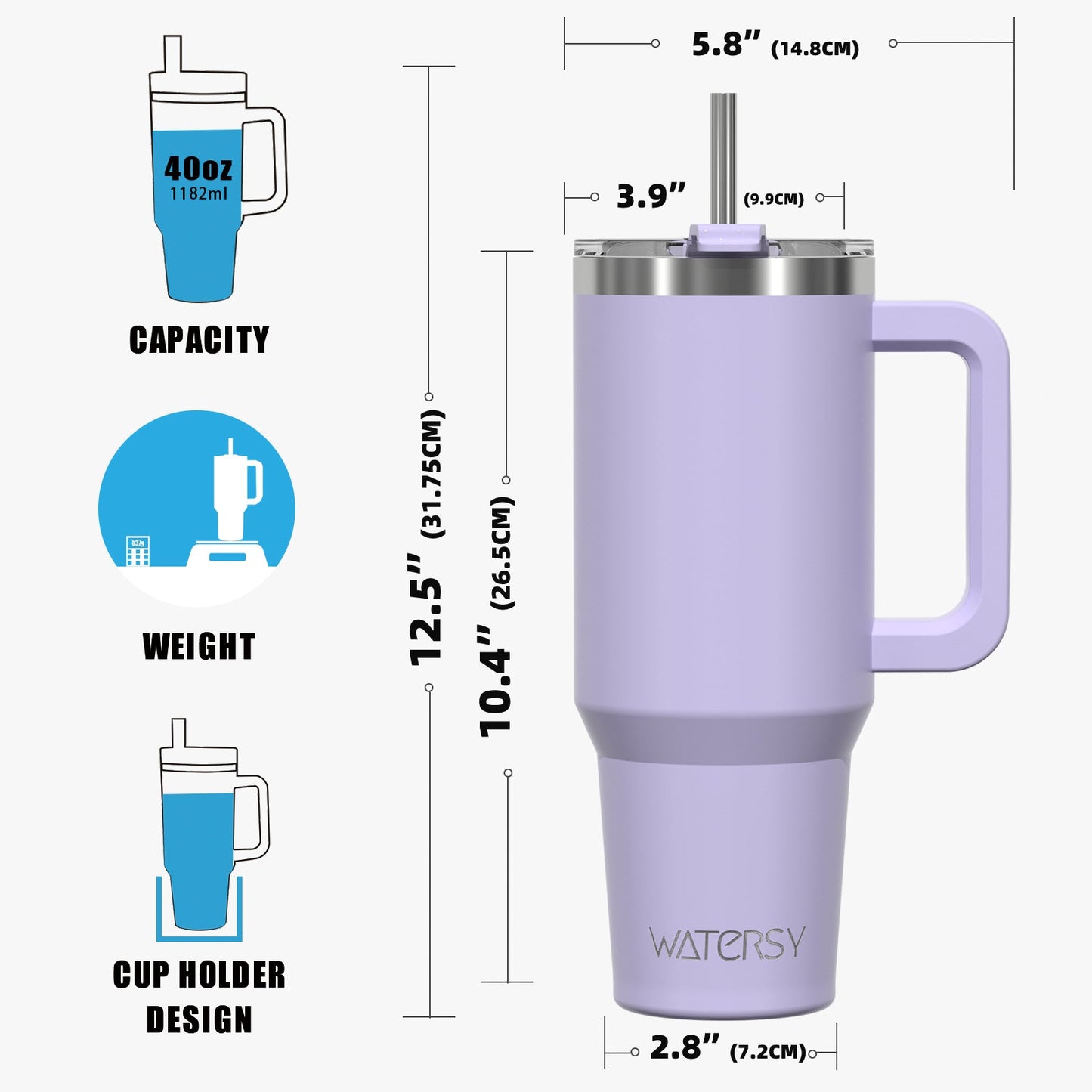 HydroDay™ XL — Vaso Térmico 1,2L con Canuta