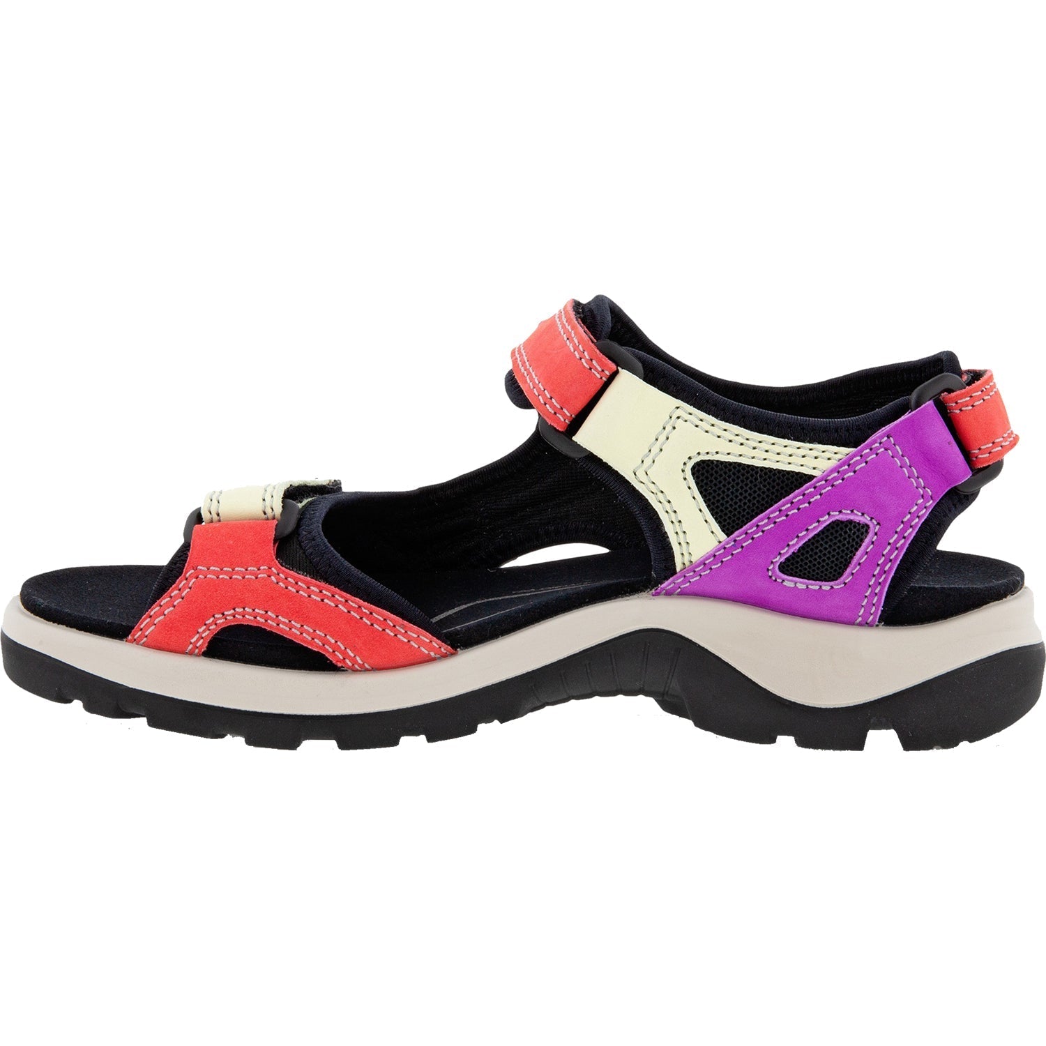 Women's Ecco Yucatan Multi Color Hibiscus Nubuck