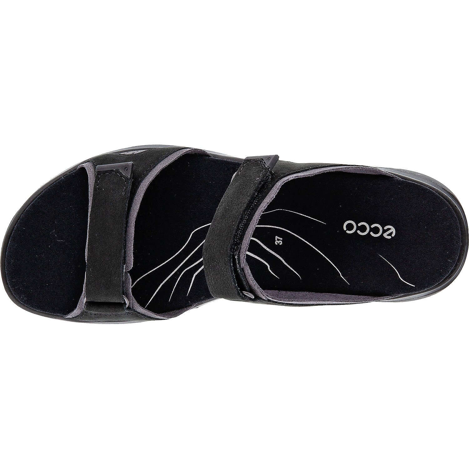 Women's Ecco Yucatan 2.0 Offroad Slide Black Nubuck