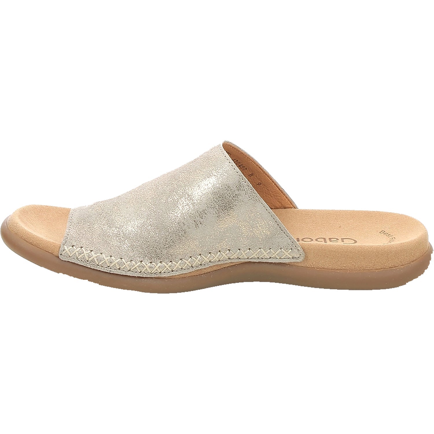 Women's Gabor 3.700.62 Taupe Metallic Leather