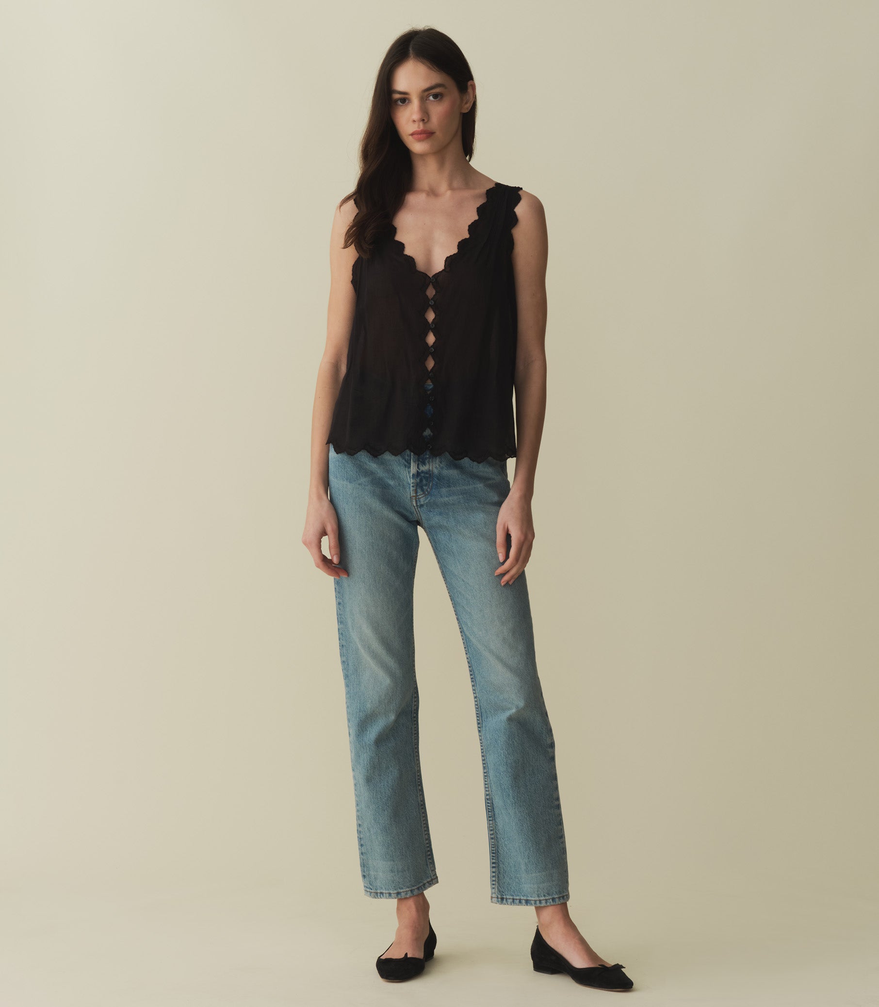 ALDORA TOP -- BLACK | SPRING 24