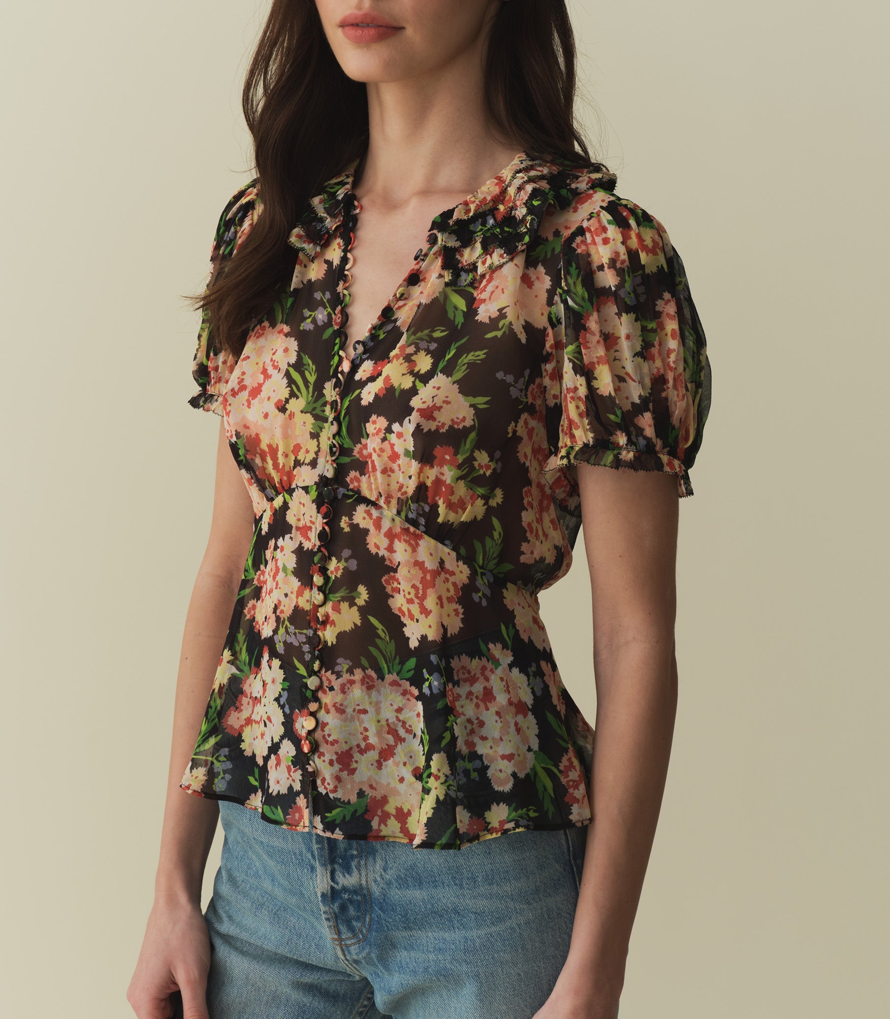 ALONA TOP -- MEADOW MIRAGE | SPRING 24