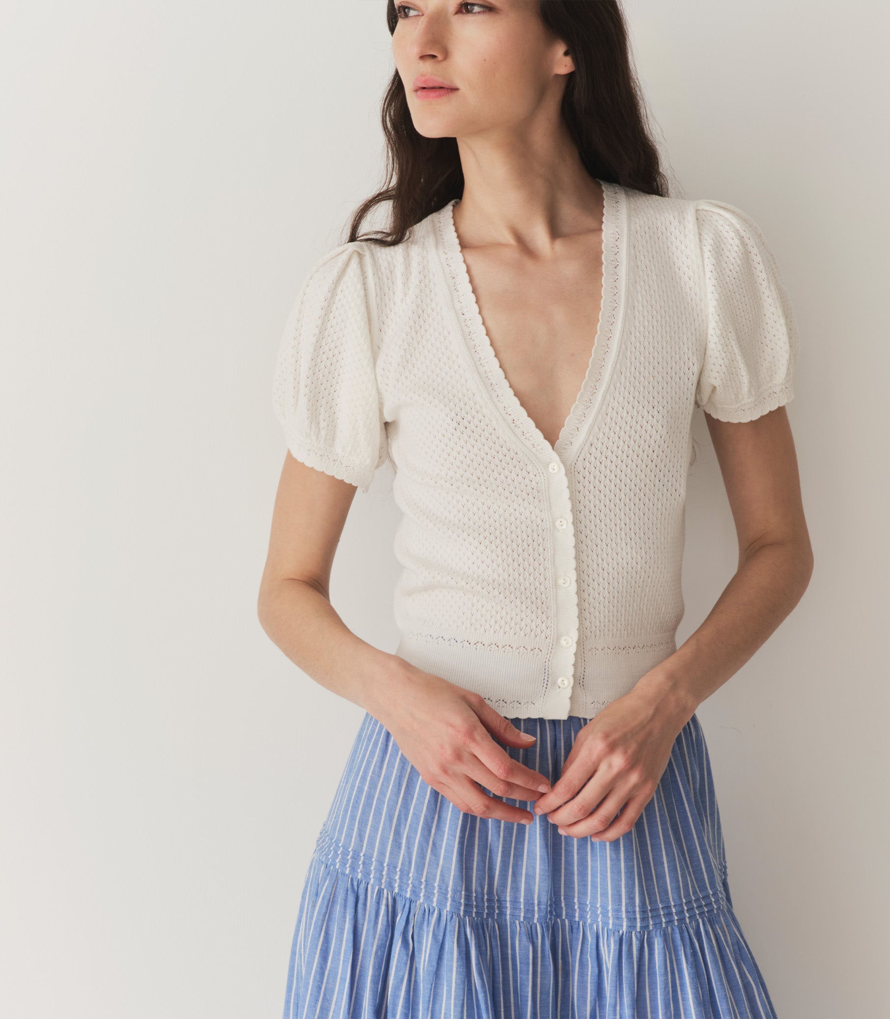 AMBROSE CARDIGAN -- IVORY | SUMMER 24