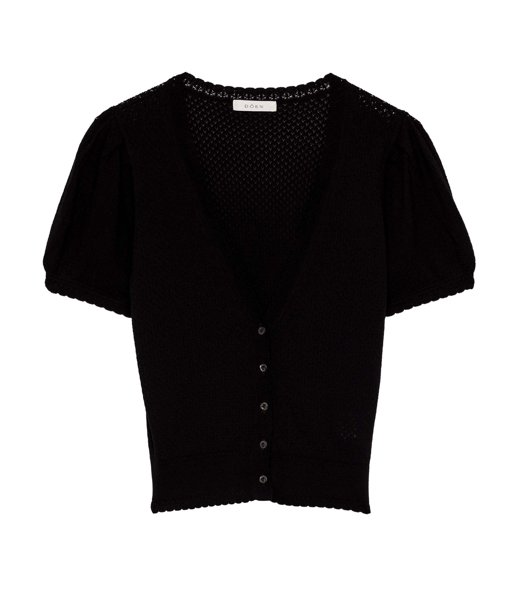 AMBROSE CARDIGAN -- BLACK | SUMMER 24