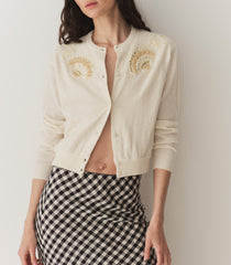 ANDRINA CARDIGAN -- EGGSHELL | SUMMER 24