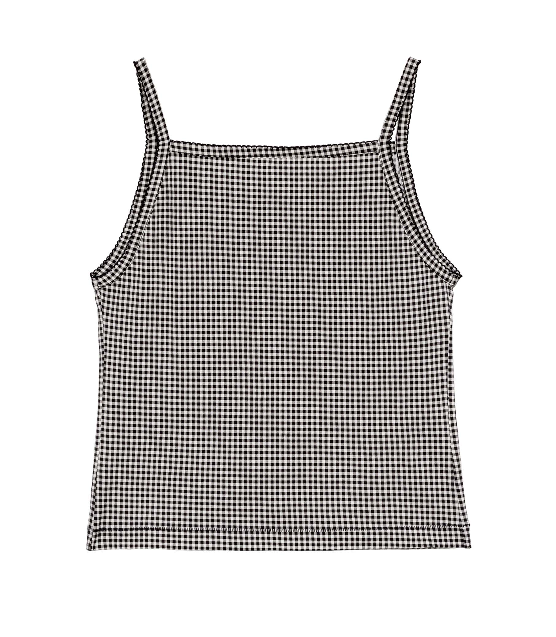 ANGIE TANK -- NOIR LA MADDALENA GINGHAM | SUMMER 24