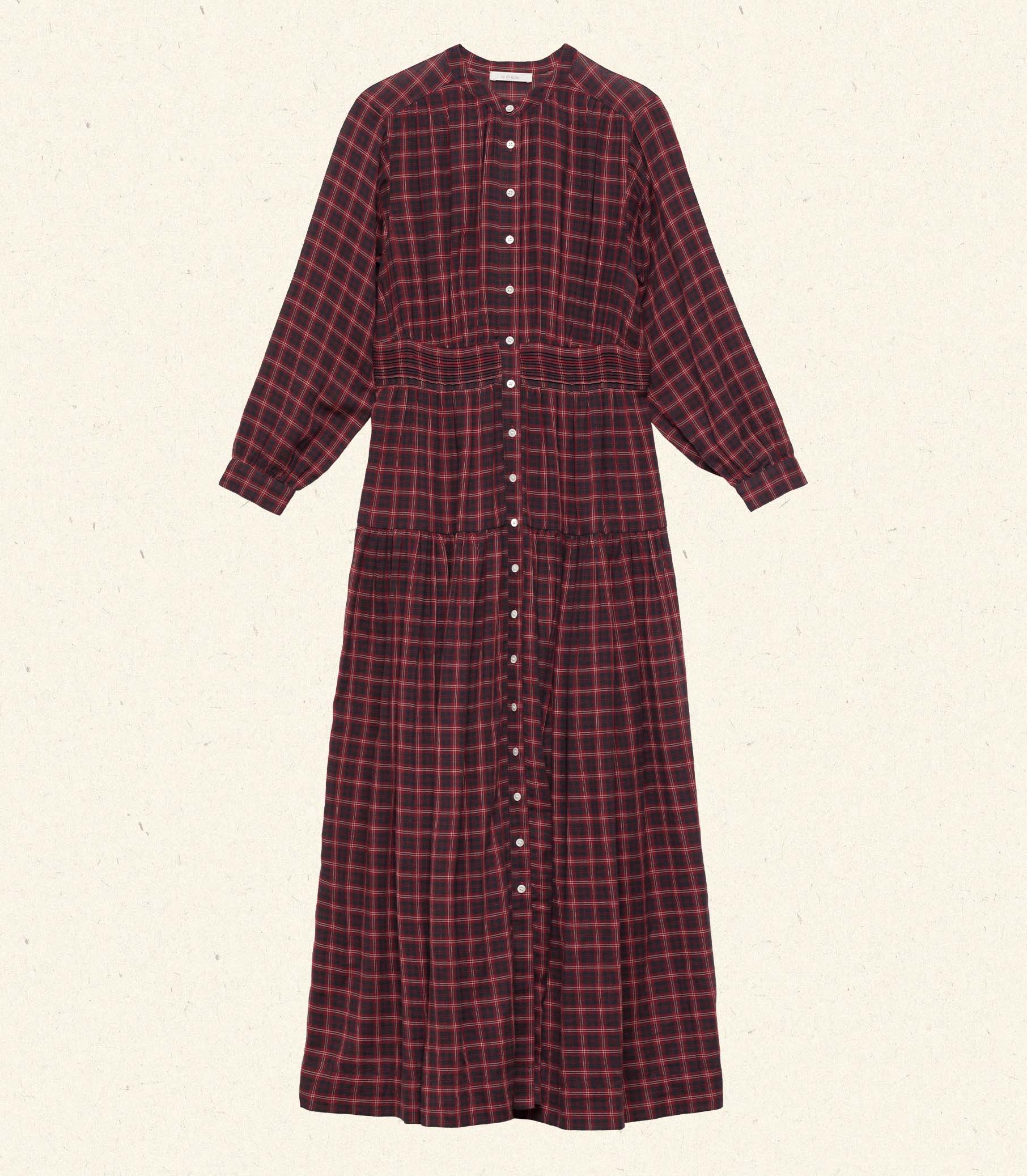 ANNIKA DRESS -- ROUGE COUNTRYSIDE PLAID | FALL 24