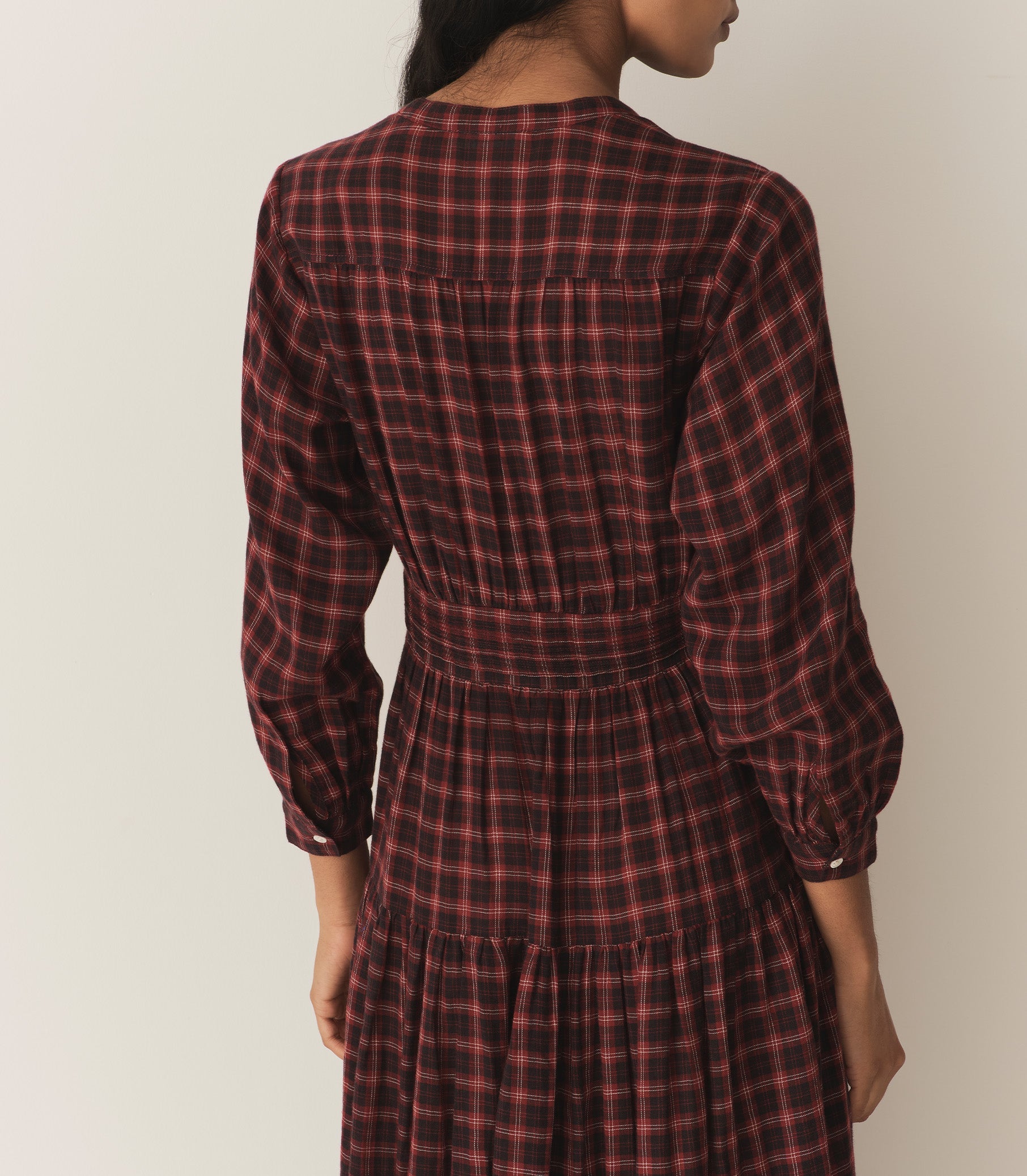 ANNIKA DRESS -- ROUGE COUNTRYSIDE PLAID | FALL 24