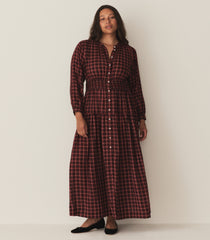 ANNIKA DRESS -- ROUGE COUNTRYSIDE PLAID | FALL 24