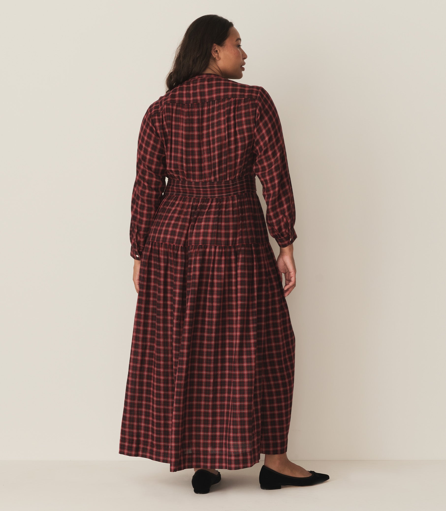 ANNIKA DRESS -- ROUGE COUNTRYSIDE PLAID | FALL 24