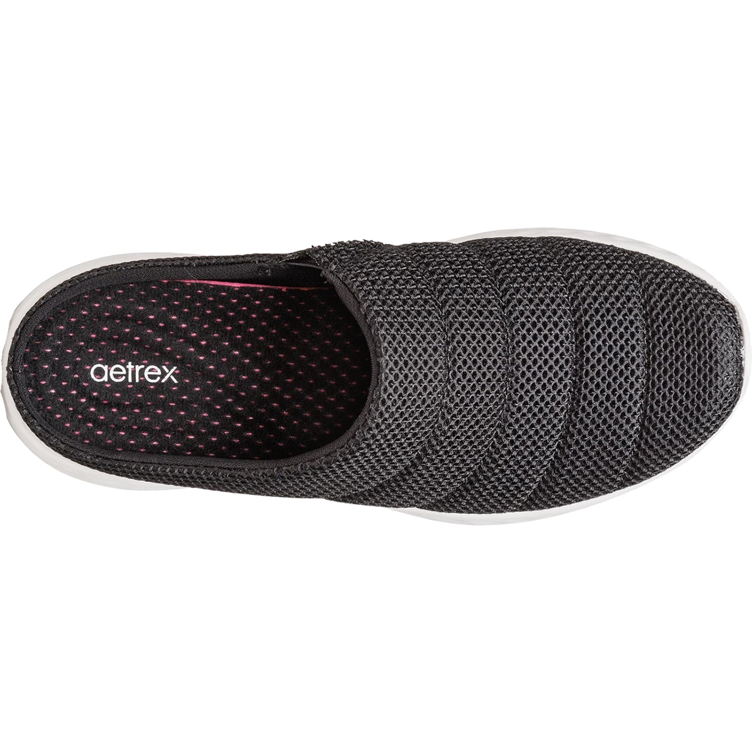 Women's Aetrex Harley Black Mesh