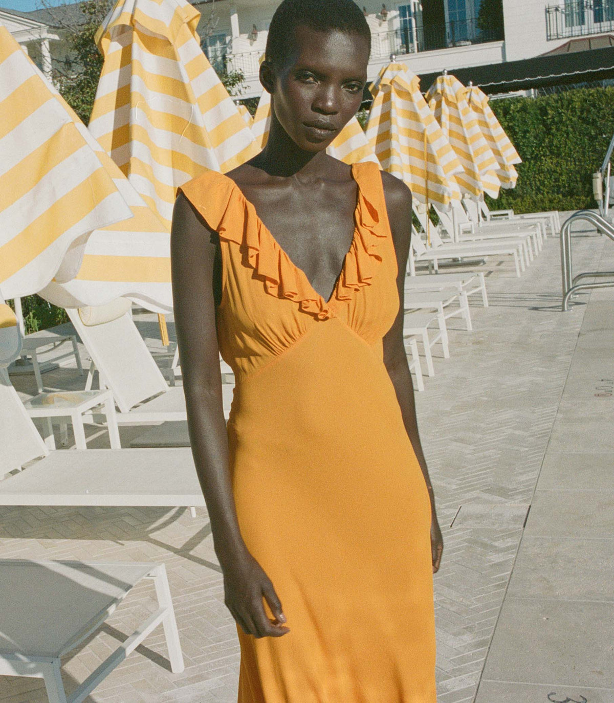 ARLEEN DRESS -- NASTURTIUM ORANGE | SPRING 24