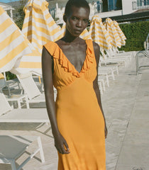 ARLEEN DRESS -- NASTURTIUM ORANGE | SPRING 24