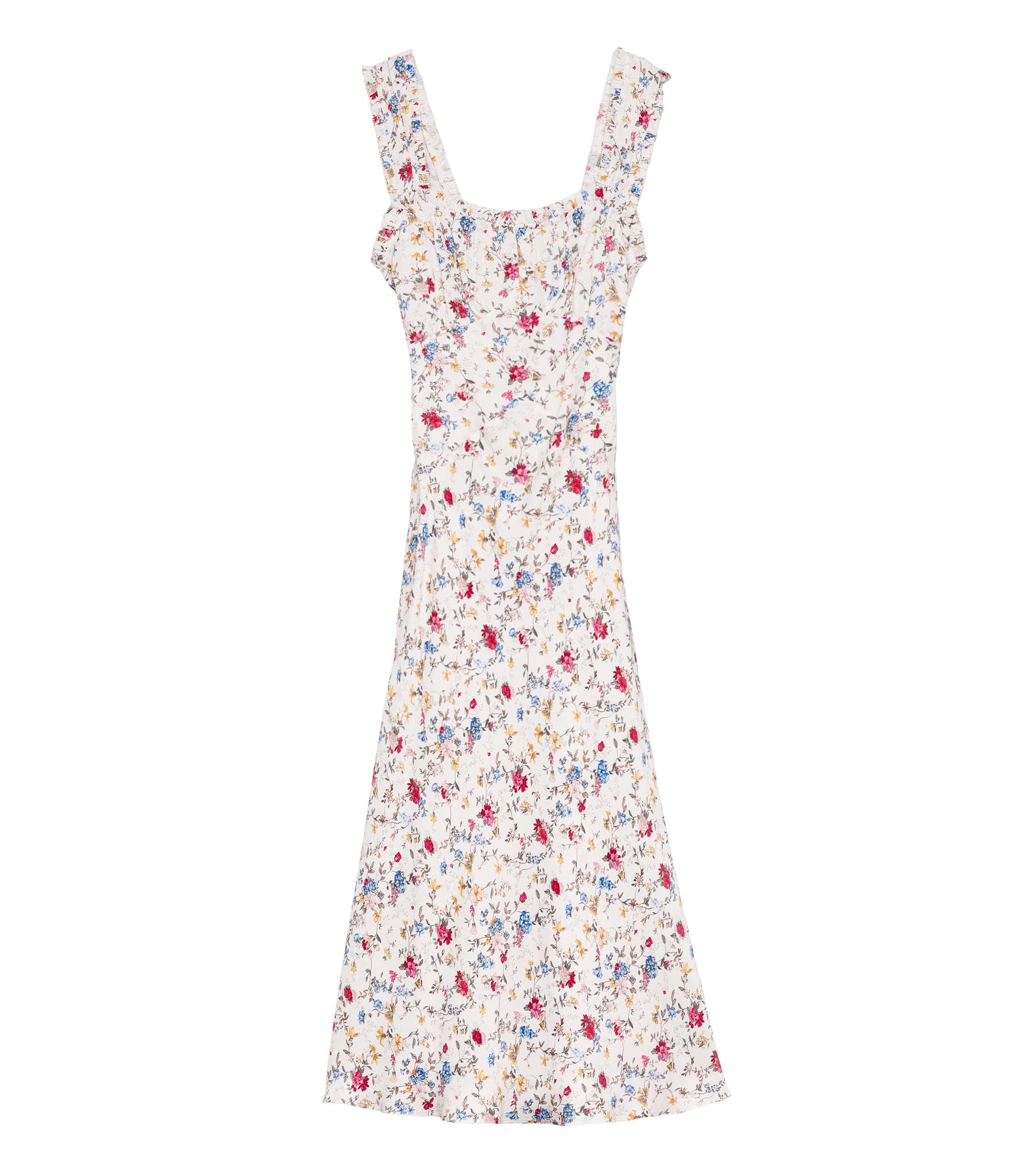 ASCELLA DRESS -- BLANC FLOWERING MEADOW | SUMMER 24