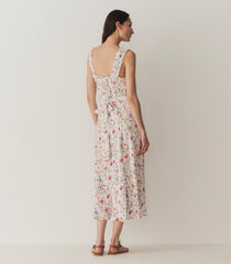 ASCELLA DRESS -- BLANC FLOWERING MEADOW | SUMMER 24