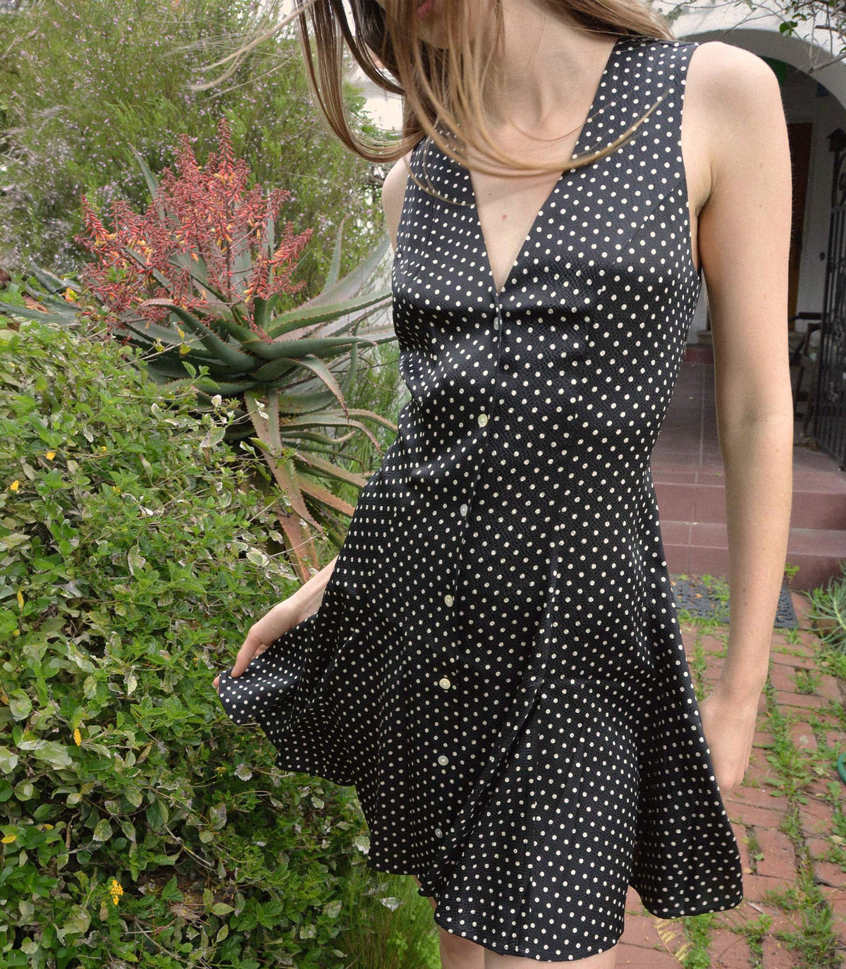 AUBREY DRESS -- NOIR DOT | SPRING 24