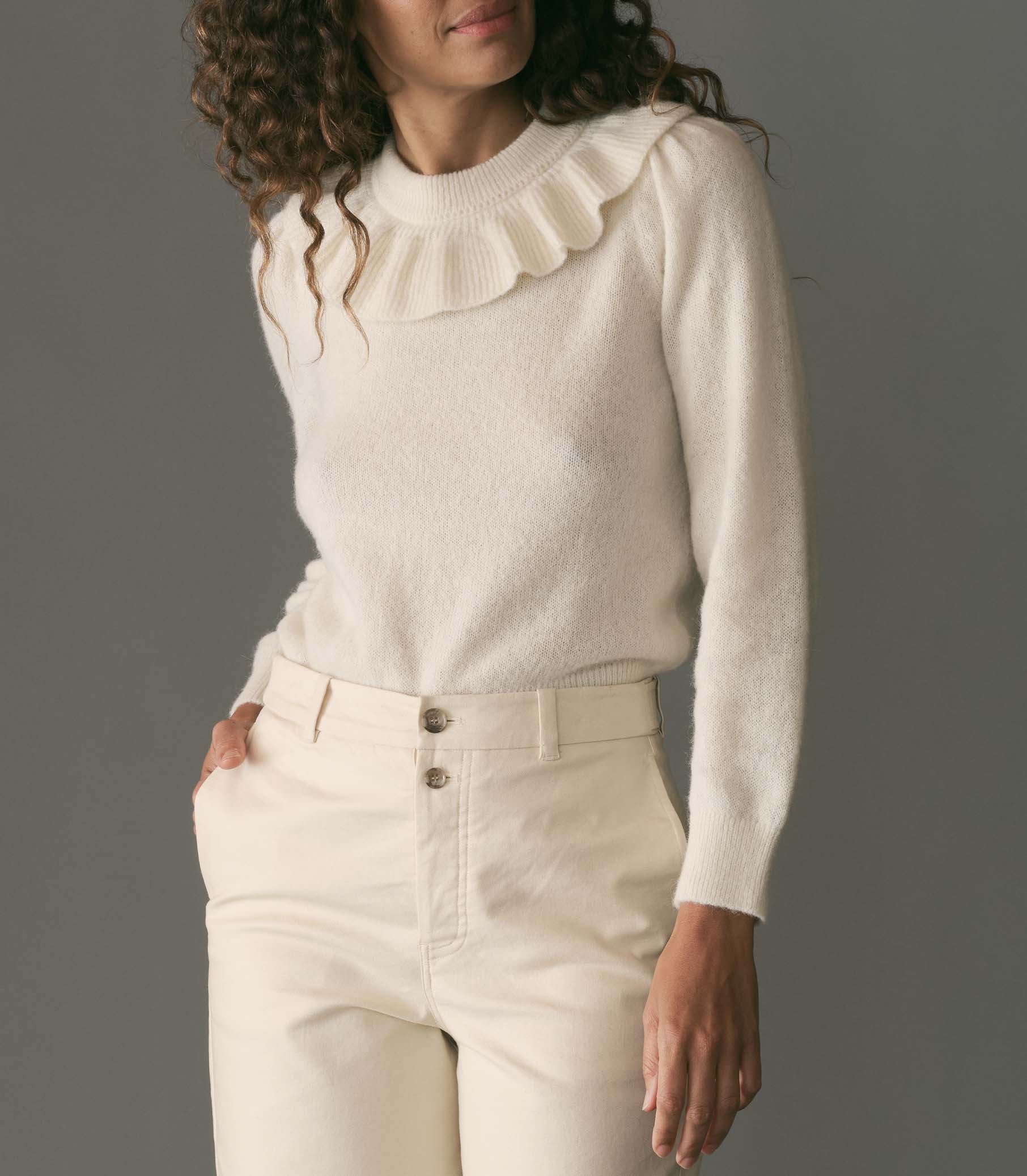 AZARIA SWEATER -- IVORY | SPRING 24