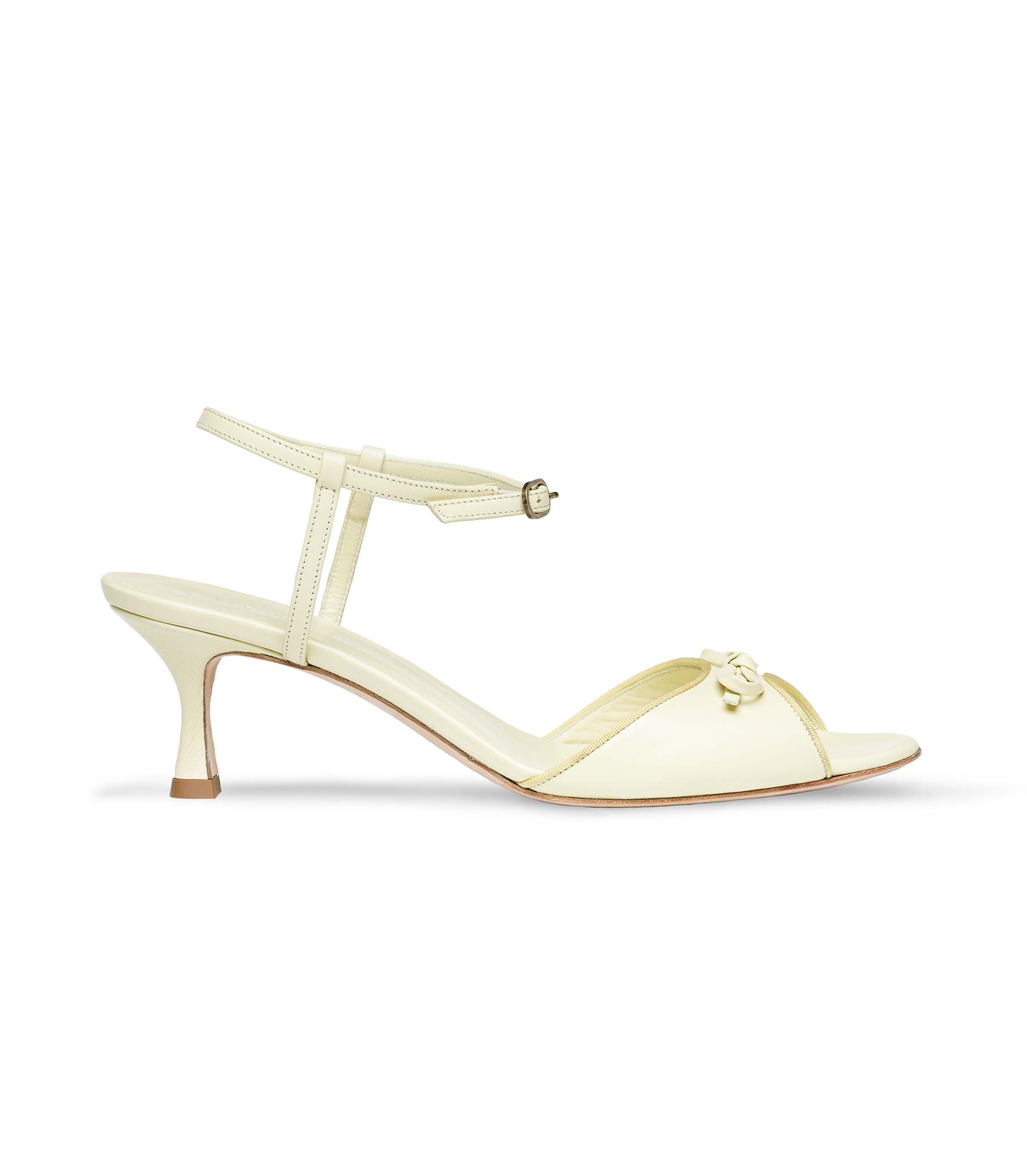 ARIANNA PEEP TOE HEEL -- LEMON CHIFFON NAPPA | SPRING 24