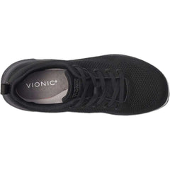 Women's Vionic Arrival Slip Resistant Black/Black Knit Fabric