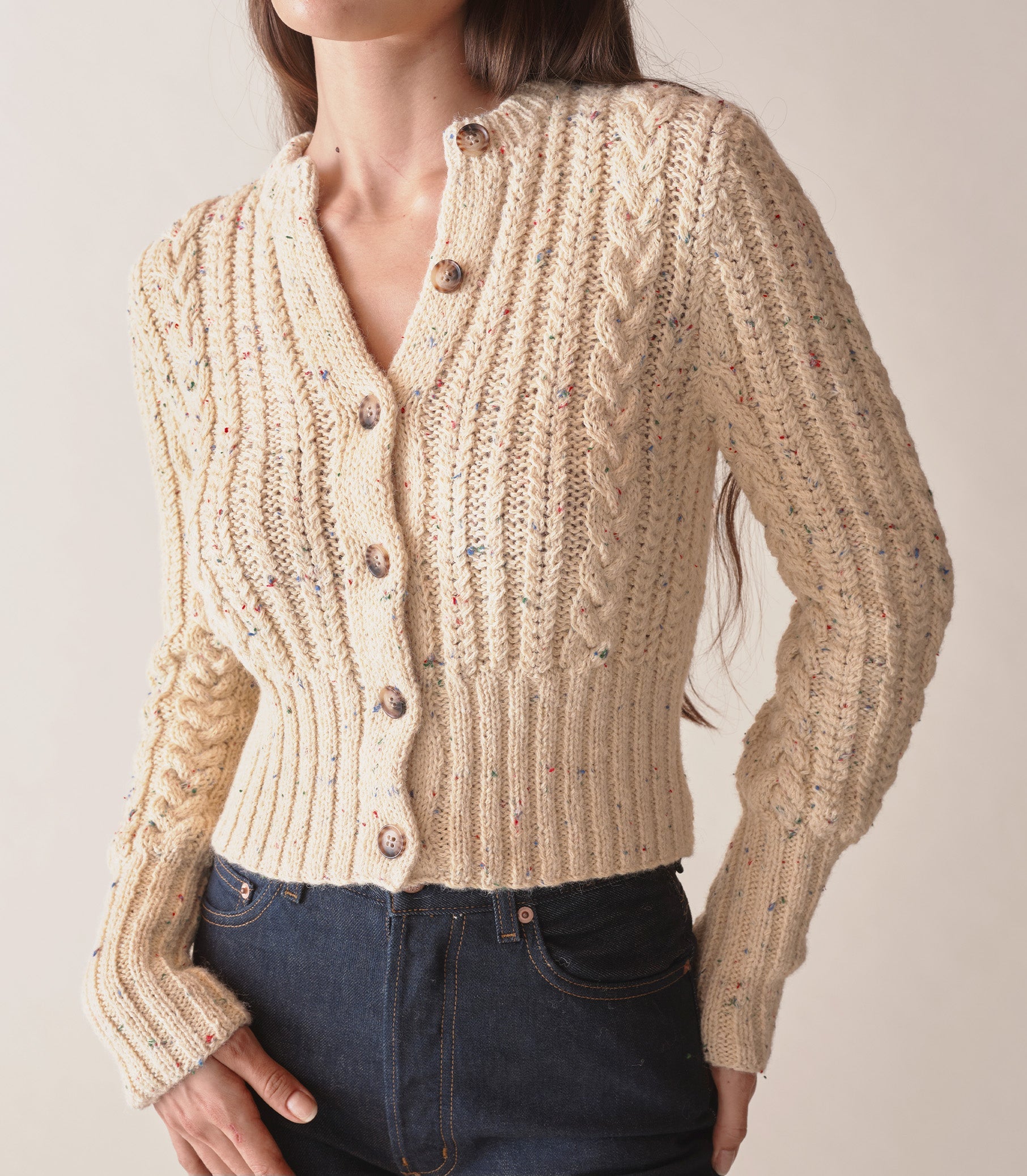 AUDREY CARDIGAN -- CREAM | WINTER 23