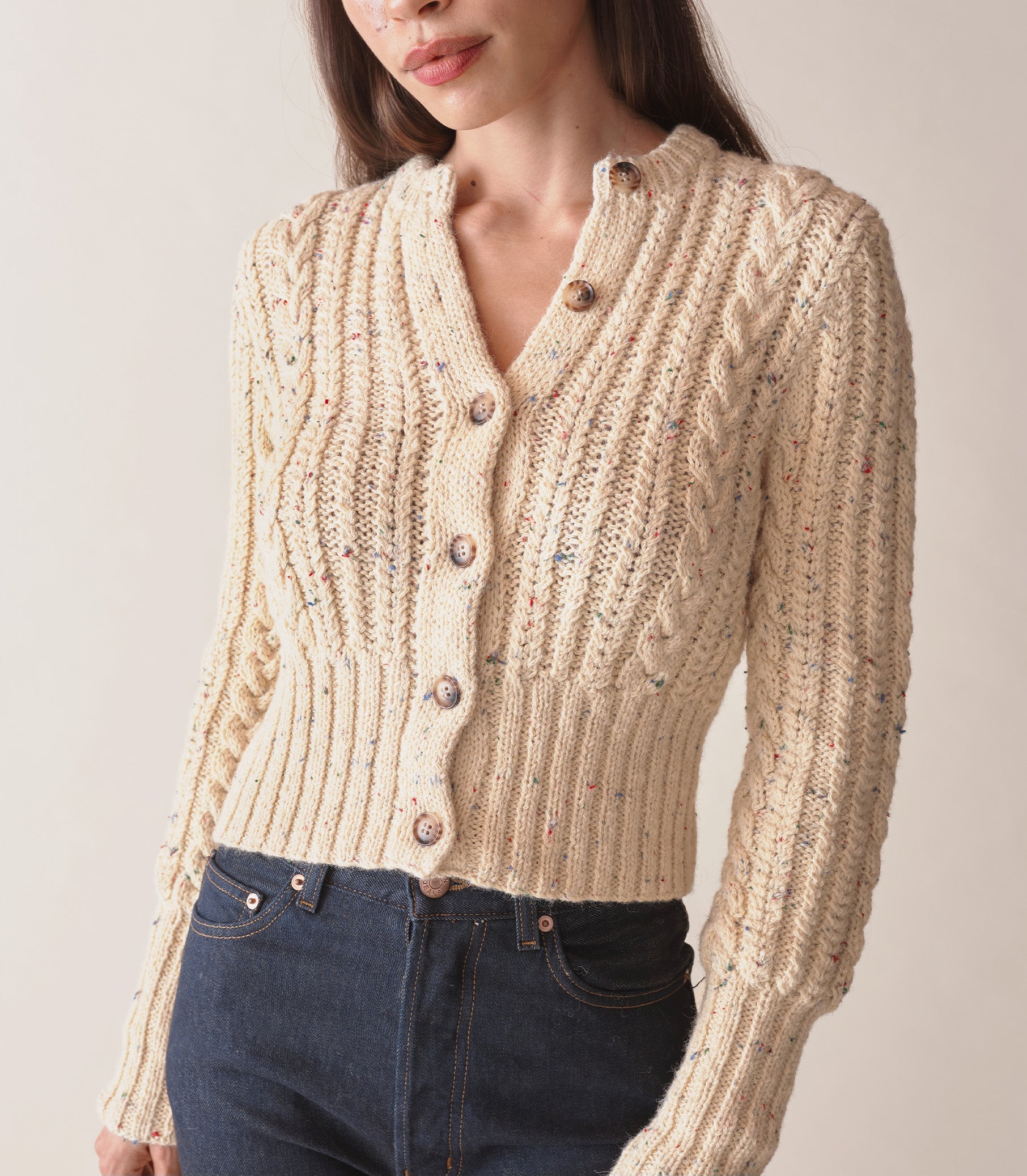 AUDREY CARDIGAN -- CREAM | WINTER 23