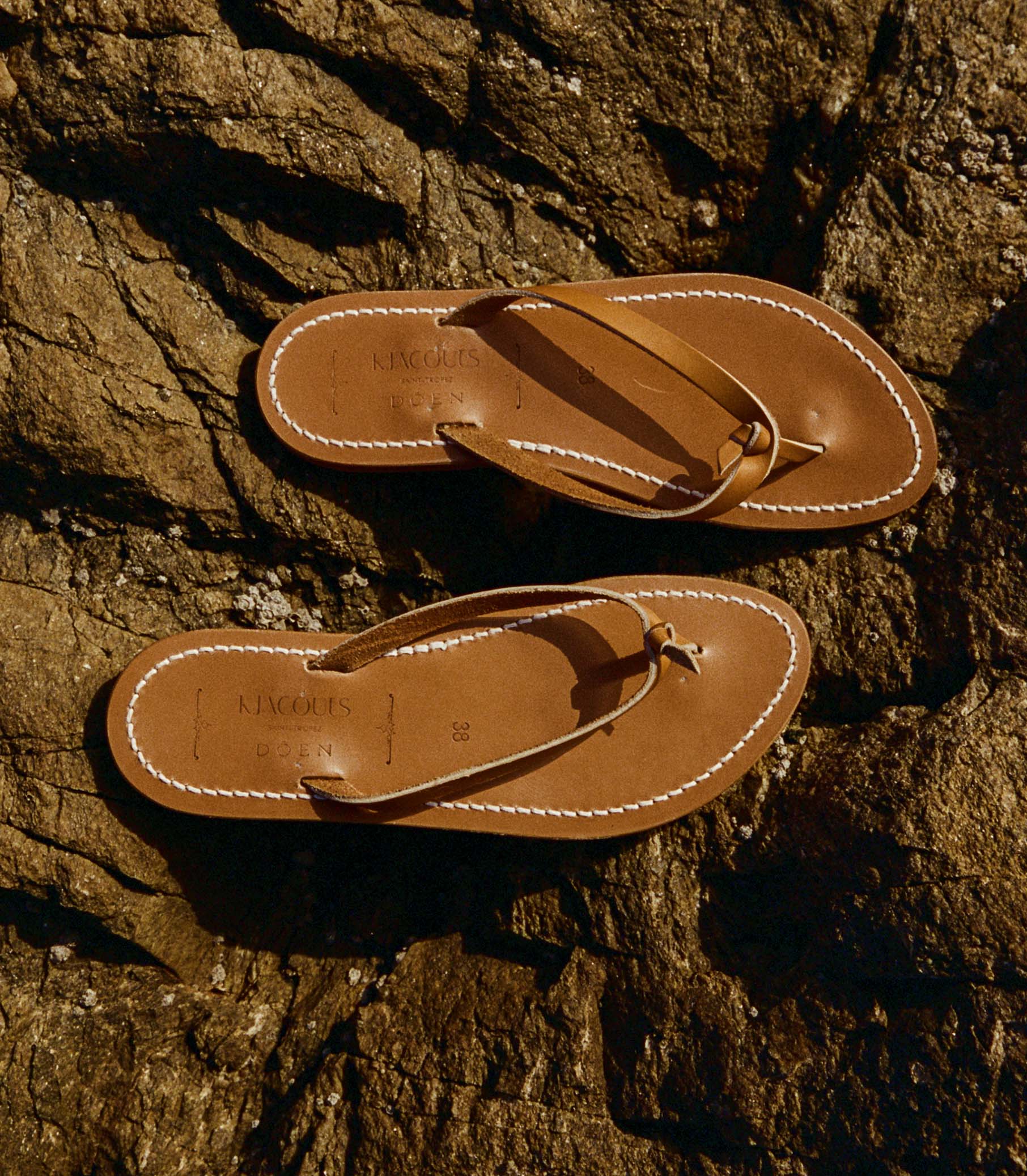 DÔEN & K.JACQUES BAIE SANDAL -- TAN | 3RD PARTY