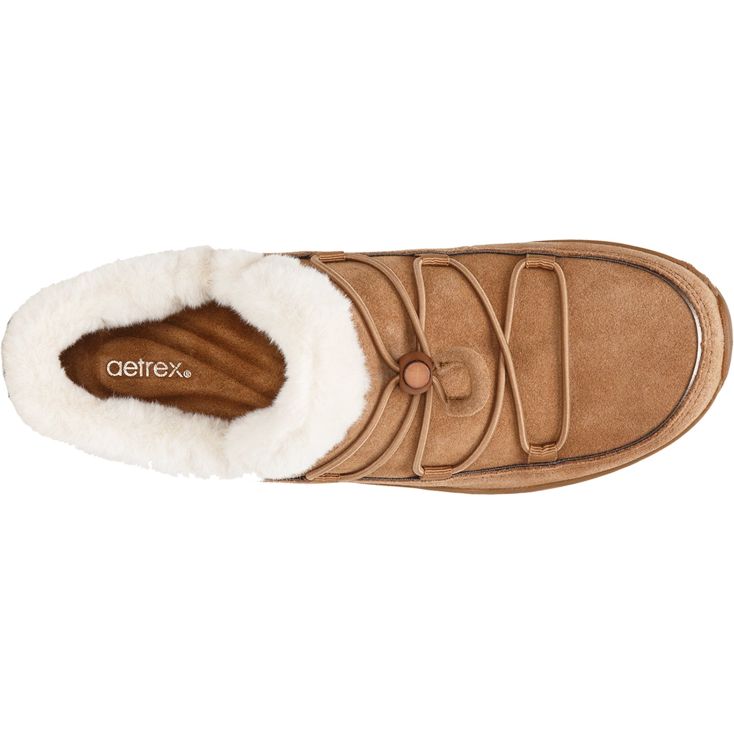 Women's Aetrex Chrissy Cognac Suede