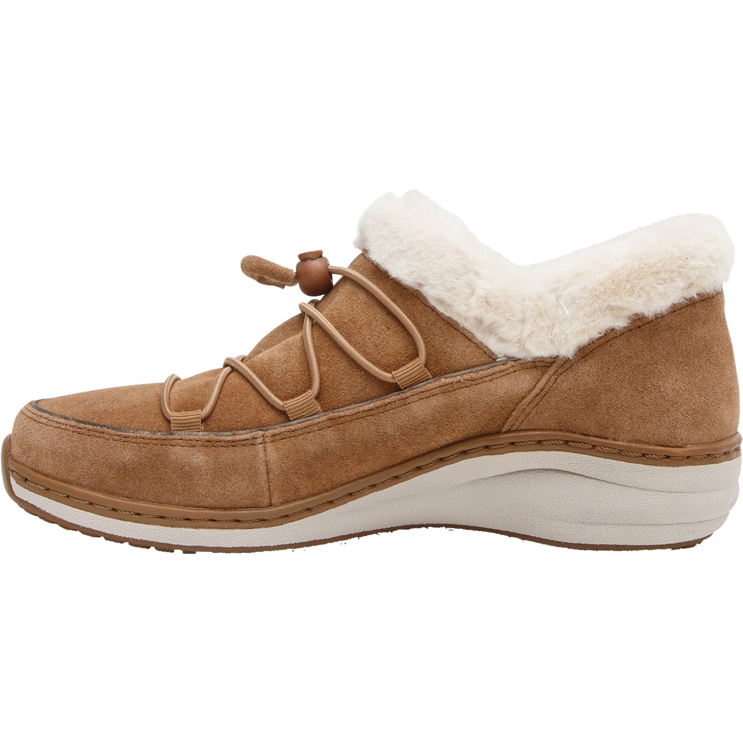 Women's Aetrex Chrissy Cognac Suede