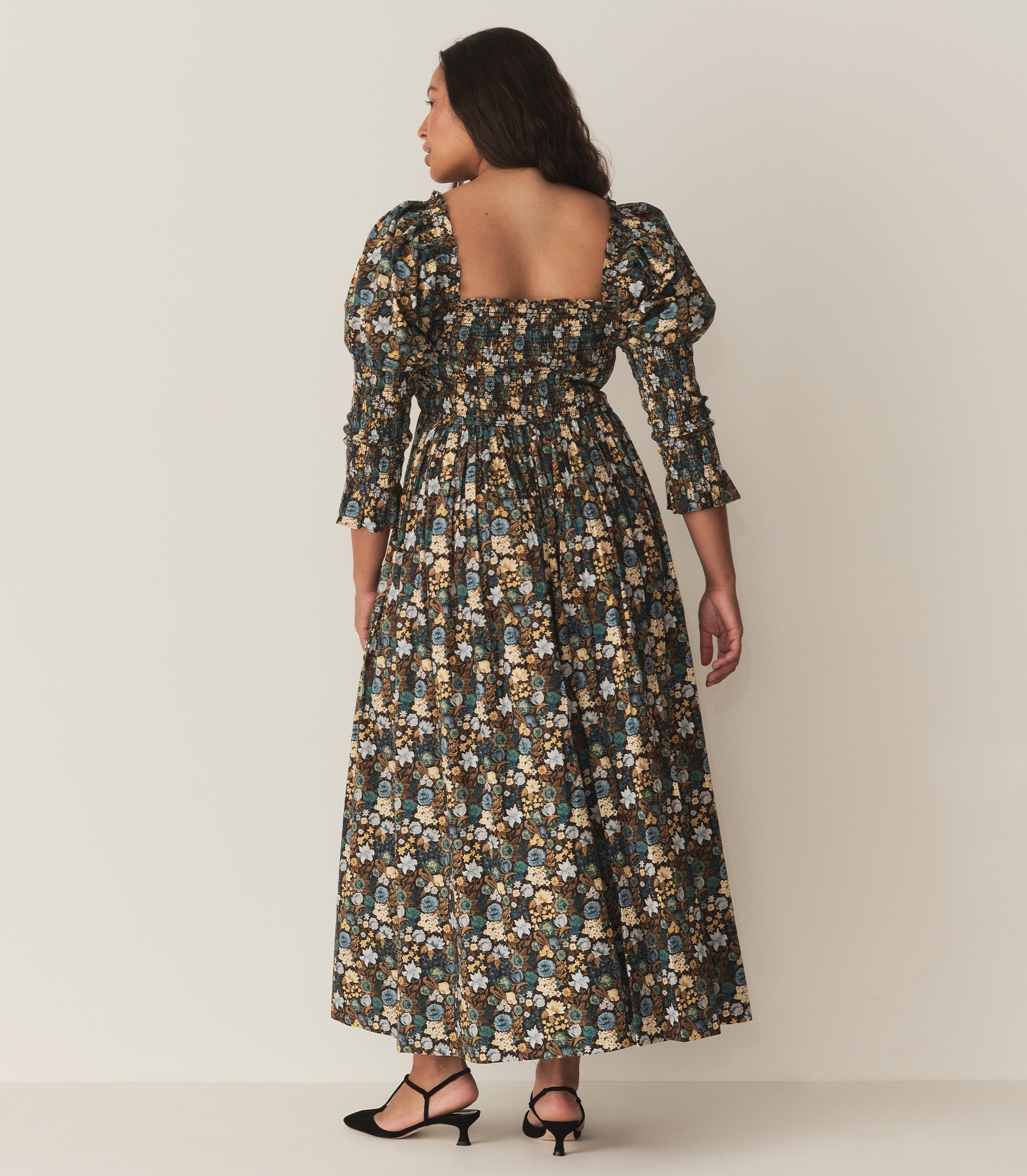 BIJOU DRESS -- BLEU ARBOR FLORAL | FALL 24