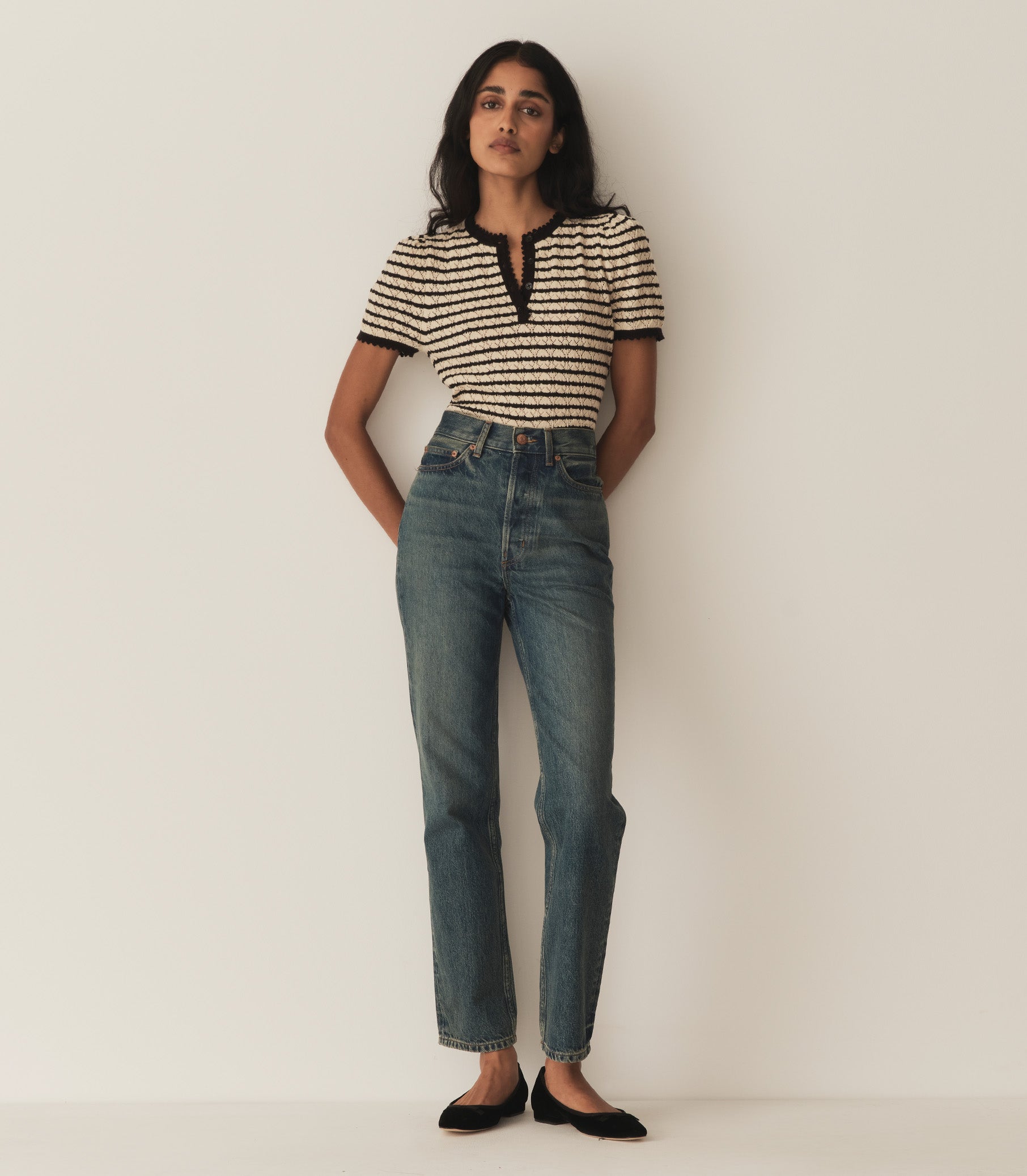 BRANDIE TOP -- ALLAIRE STRIPE | FALL 24