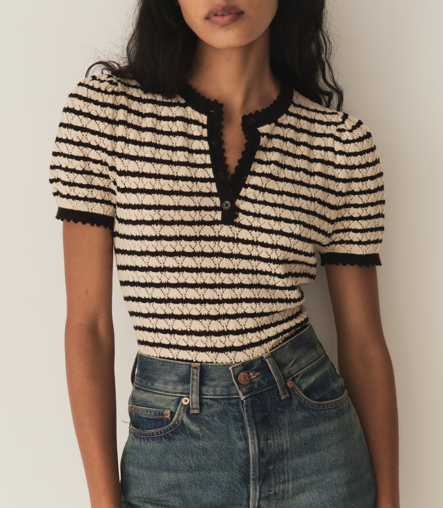 BRANDIE TOP -- ALLAIRE STRIPE | FALL 24