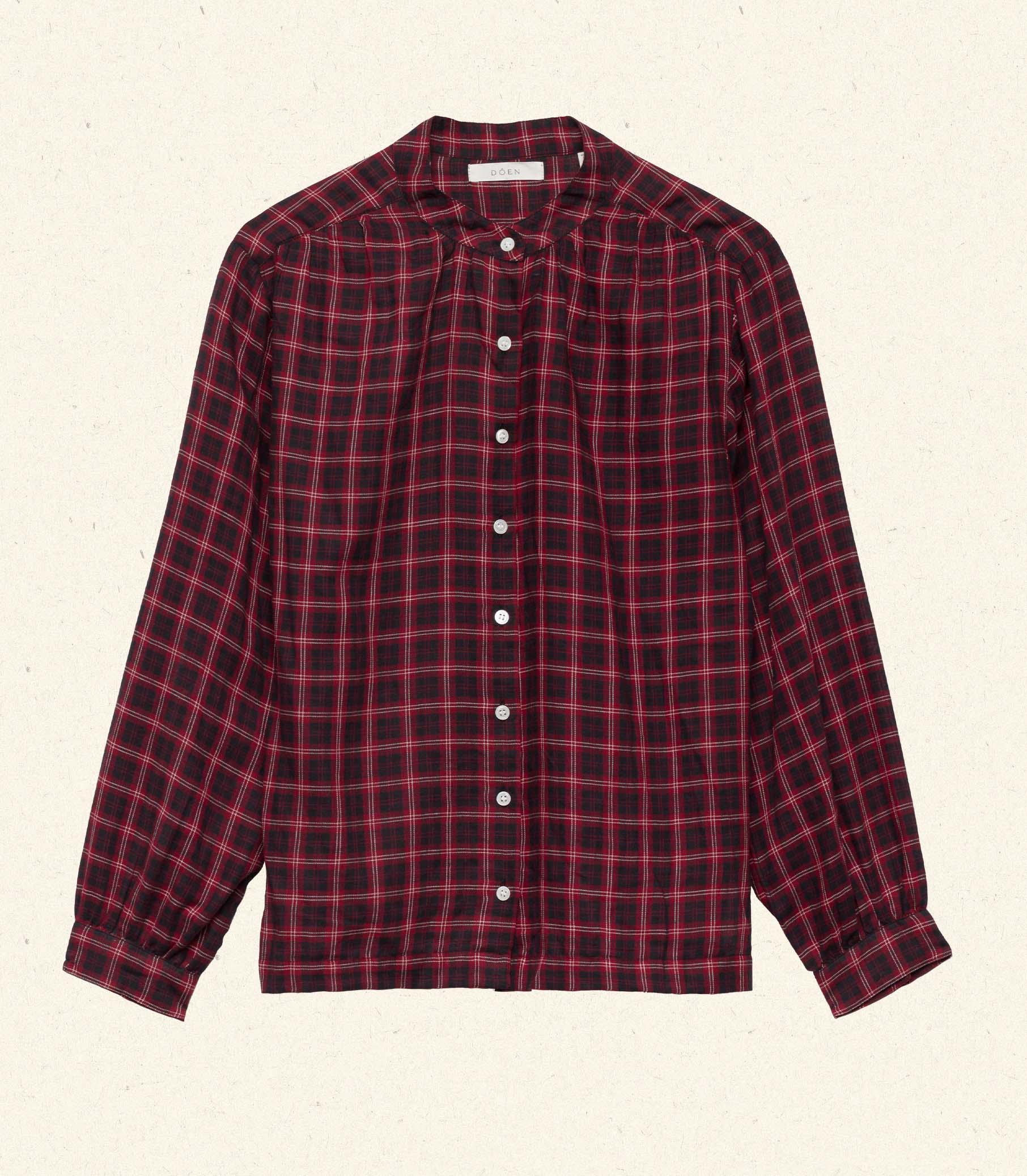 BREENA TOP -- ROUGE COUNTRYSIDE PLAID | FALL 24