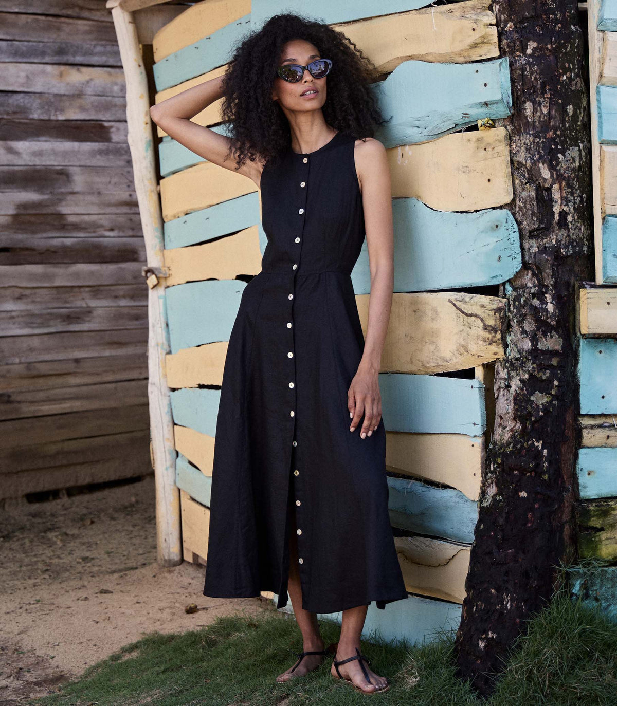 BRYONY DRESS -- BLACK | SUMMER 24