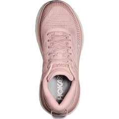 Women's Hoka One One Bondi 7 Peach Whip/White Mesh