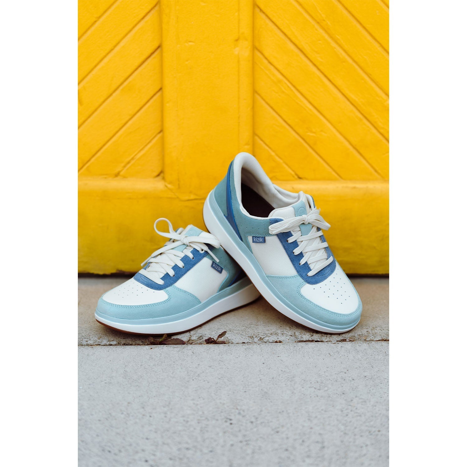 Women's Kizik Brisbane Mineral Blue Leather