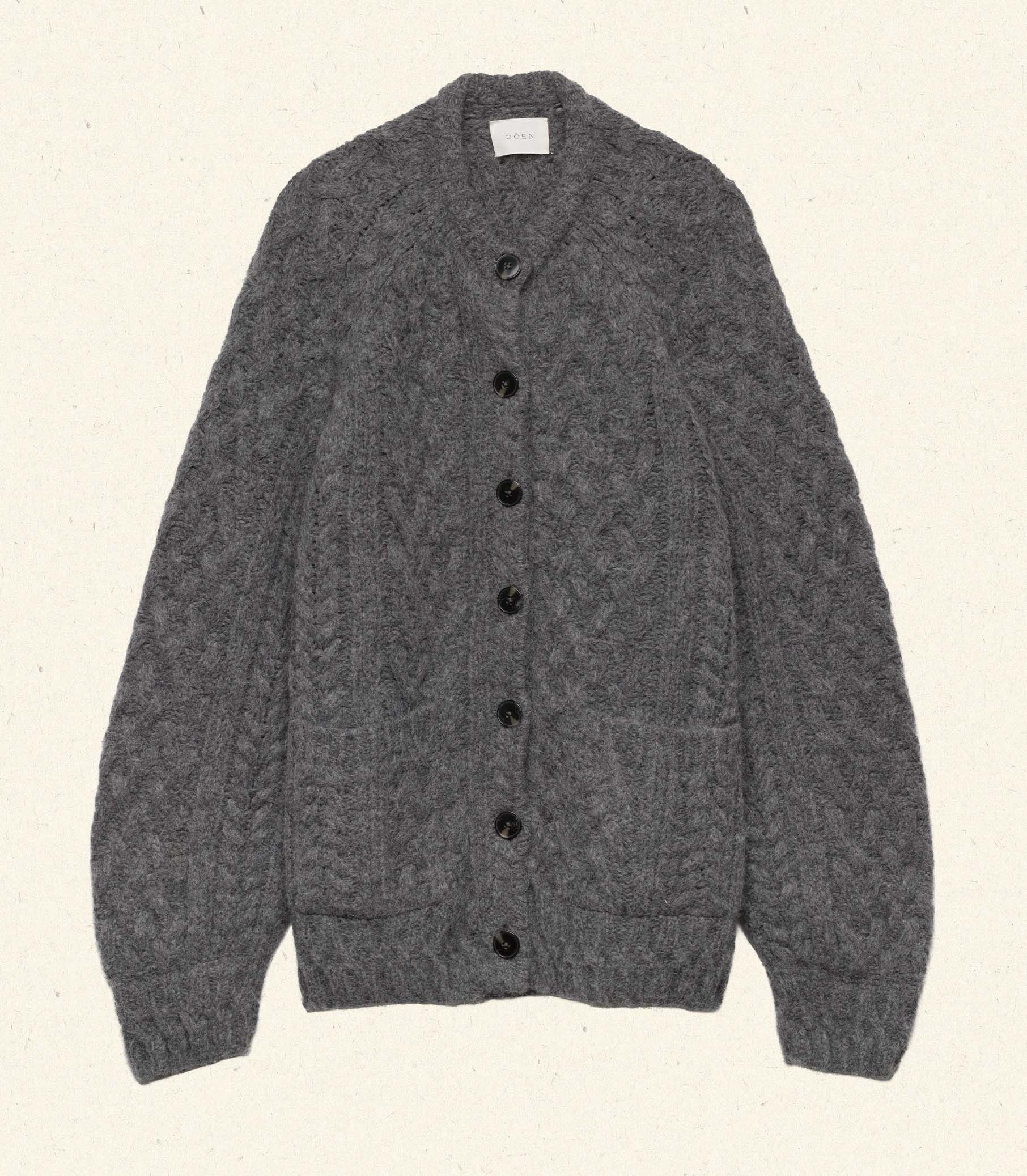 CALDWELL CARDIGAN -- CHARCOAL | FALL 24