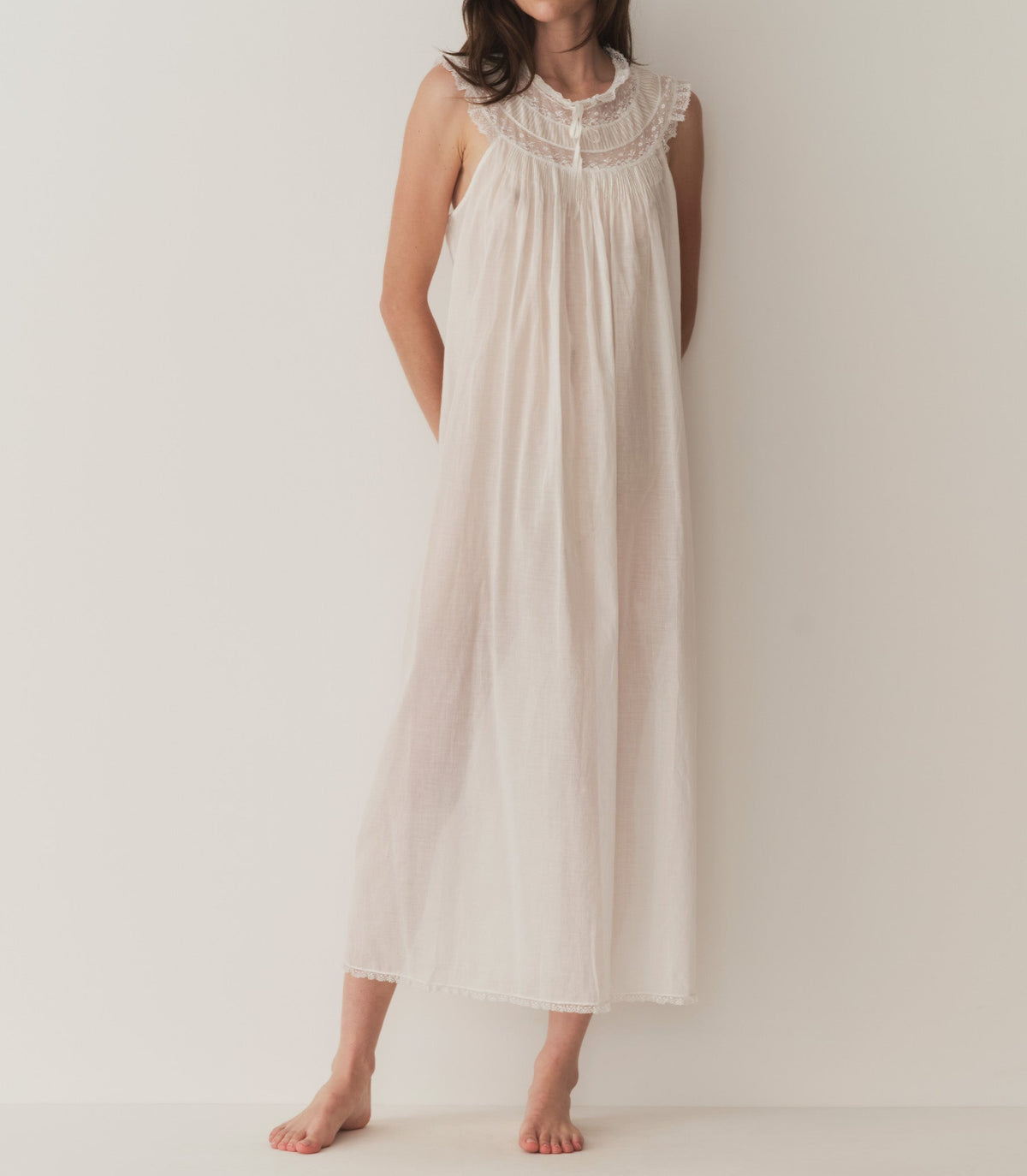 CANDELILLA NIGHTGOWN -- SALT | SUMMER 24