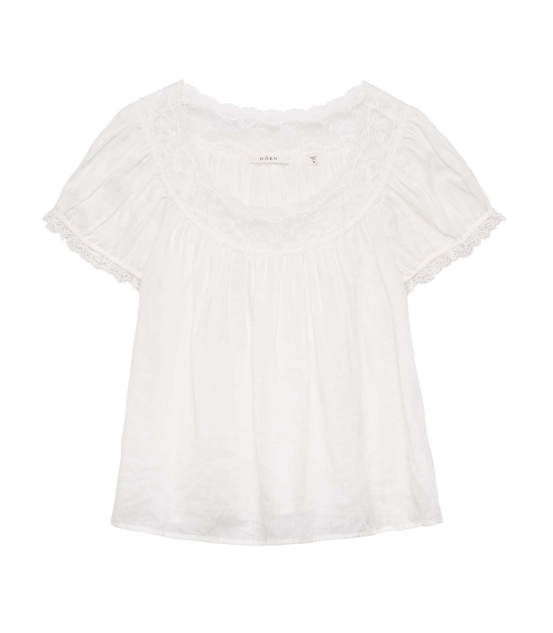 CAPRICE TOP -- SALT | SUMMER 24