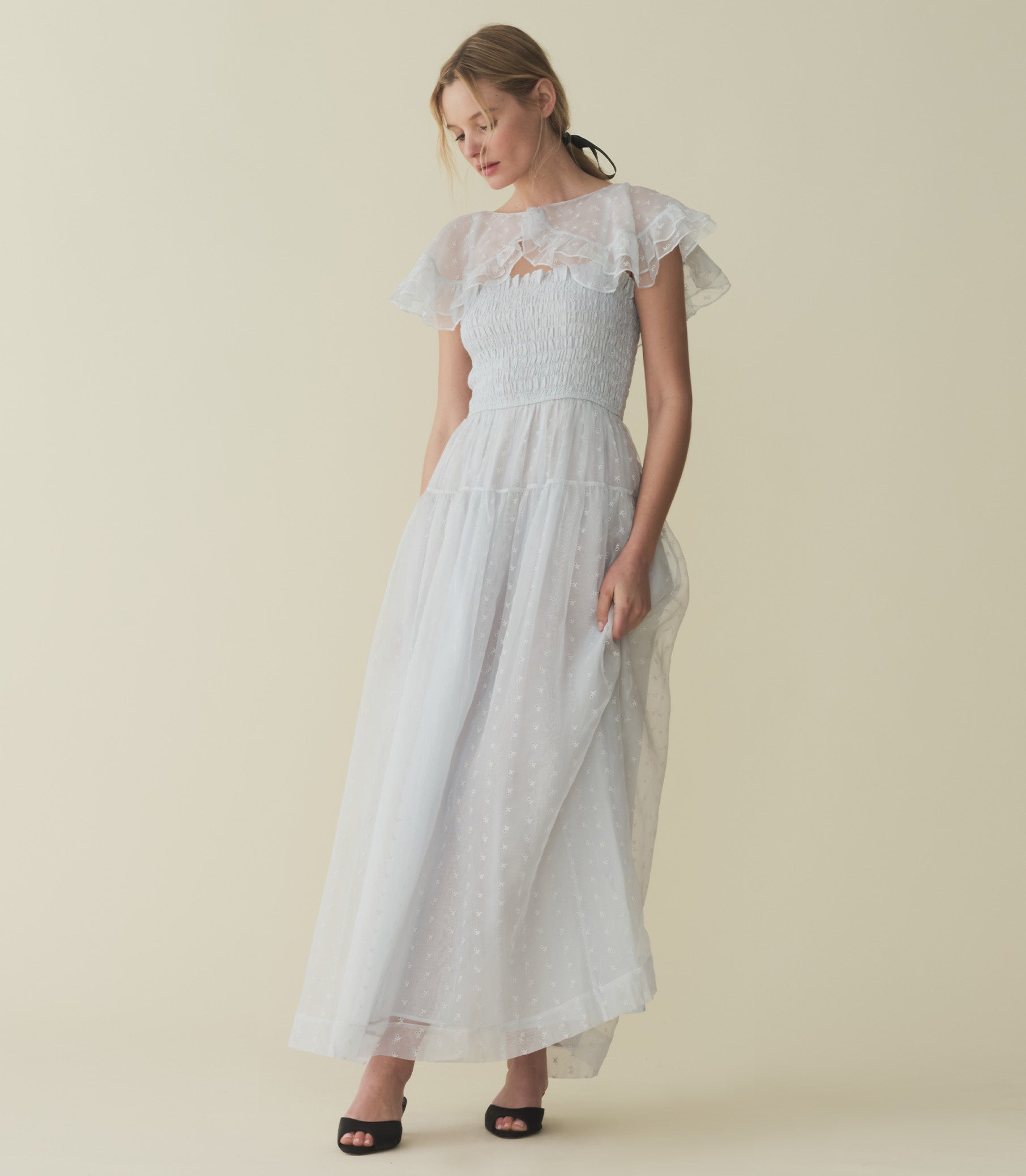 CARISTINA DRESS -- WHISPER BLUE | SPRING 24