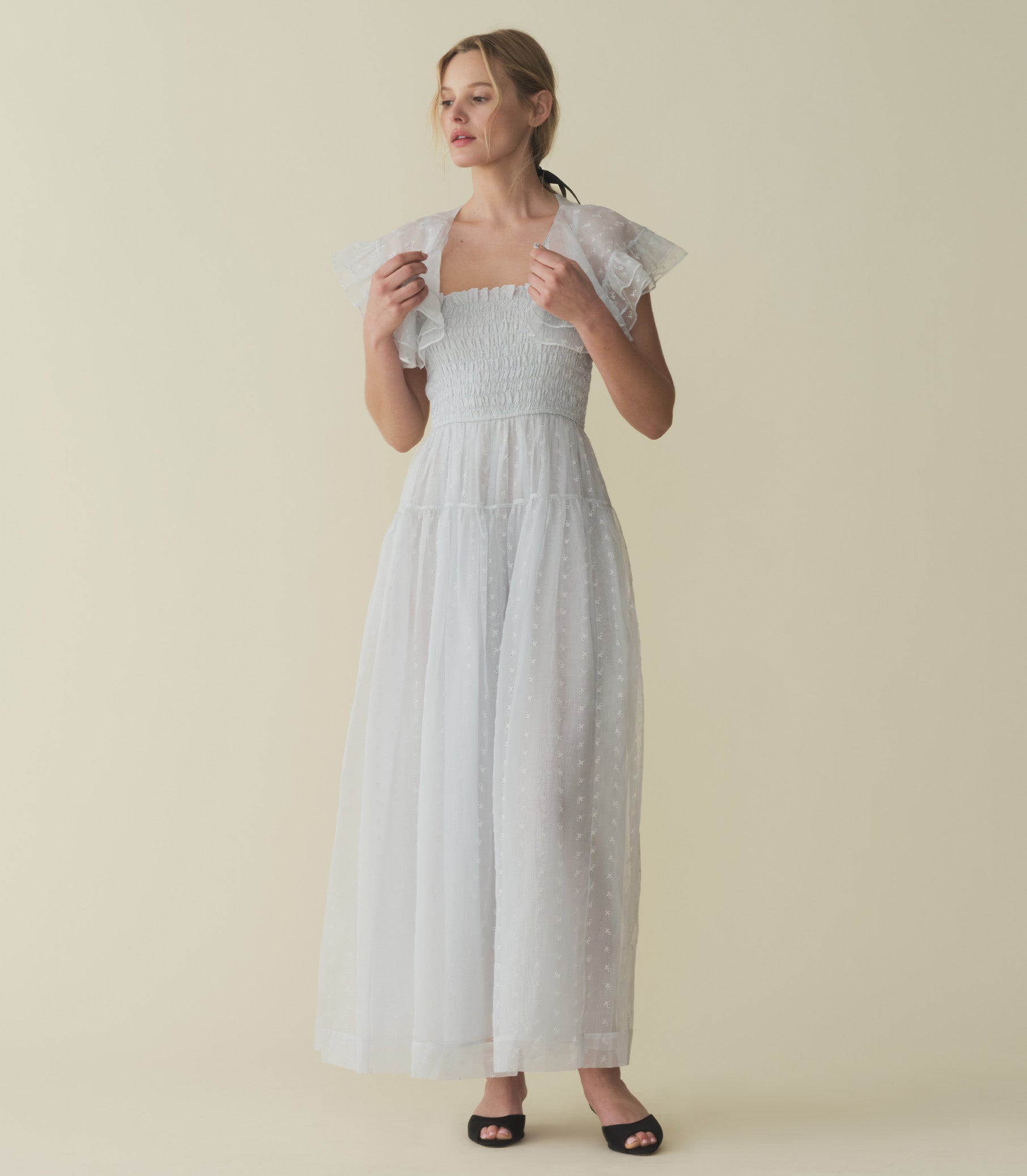 CARISTINA DRESS -- WHISPER BLUE | SPRING 24