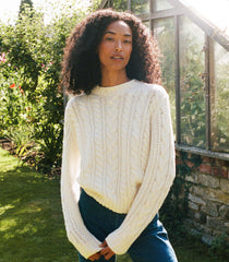 CARTWRIGHT CASHMERE SWEATER -- IVORY | FALL 24