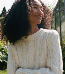 CARTWRIGHT CASHMERE SWEATER -- IVORY | FALL 24