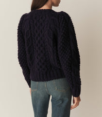 CHANNEL CARDIGAN -- NAVY | FALL 24