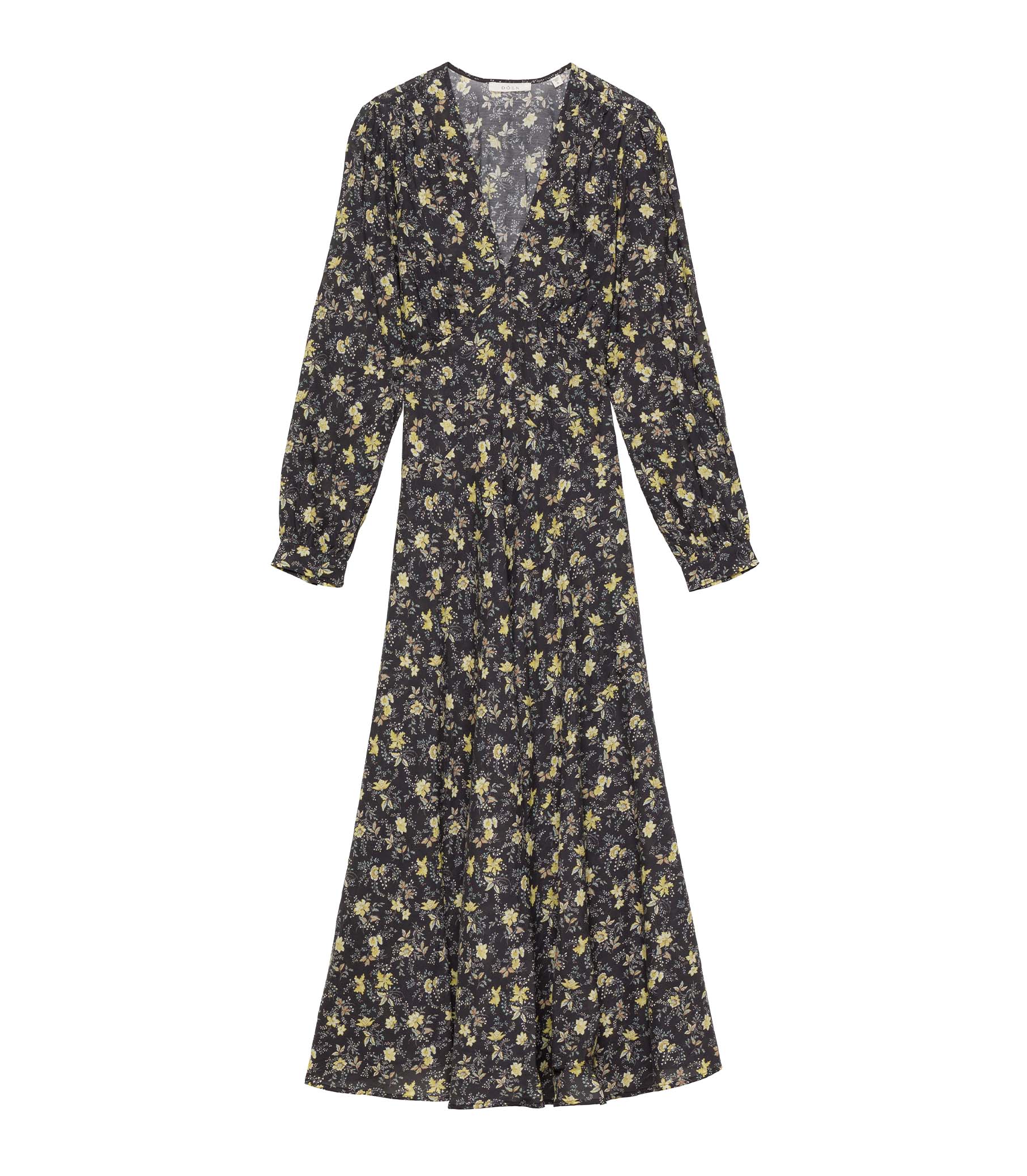 CHARLESTON DRESS -- NOIR WINDING BLOSSOMS | FALL 24