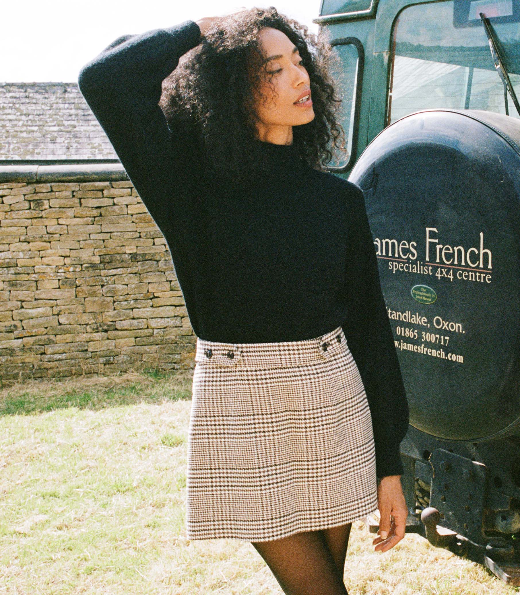 CHIERI SKIRT -- SOMMERVILLE CHECK | FALL 24