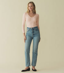 CILLA TEE -- PETUNIA PINK QUELLE JOLIE POINTELLE | SPRING 24