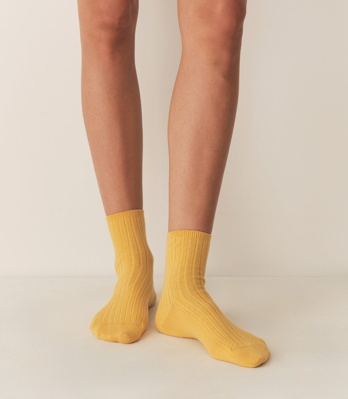 COLLEGIEN ANKLE SOCK -- CAMOMILLE | 3RD PARTY