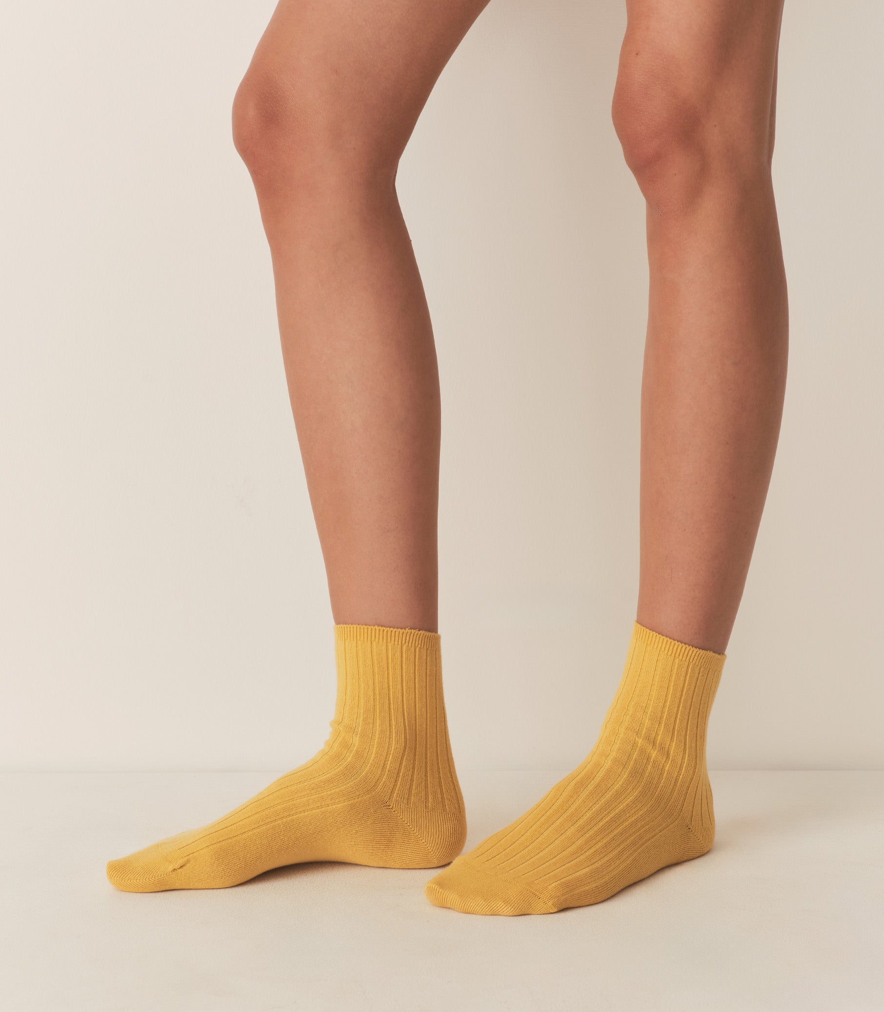 COLLEGIEN ANKLE SOCK -- CAMOMILLE | 3RD PARTY